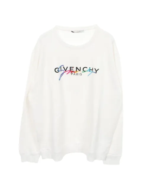 Givenchy Pre-Owned 00s logo-embroidered sweater