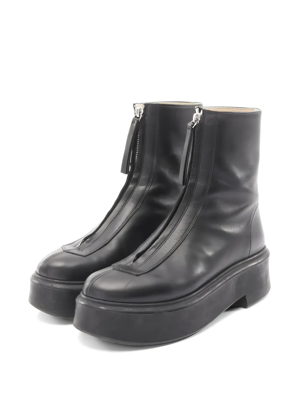 The Row Pre-Owned 2000s Zipped Boot ankle boots - Schwarz