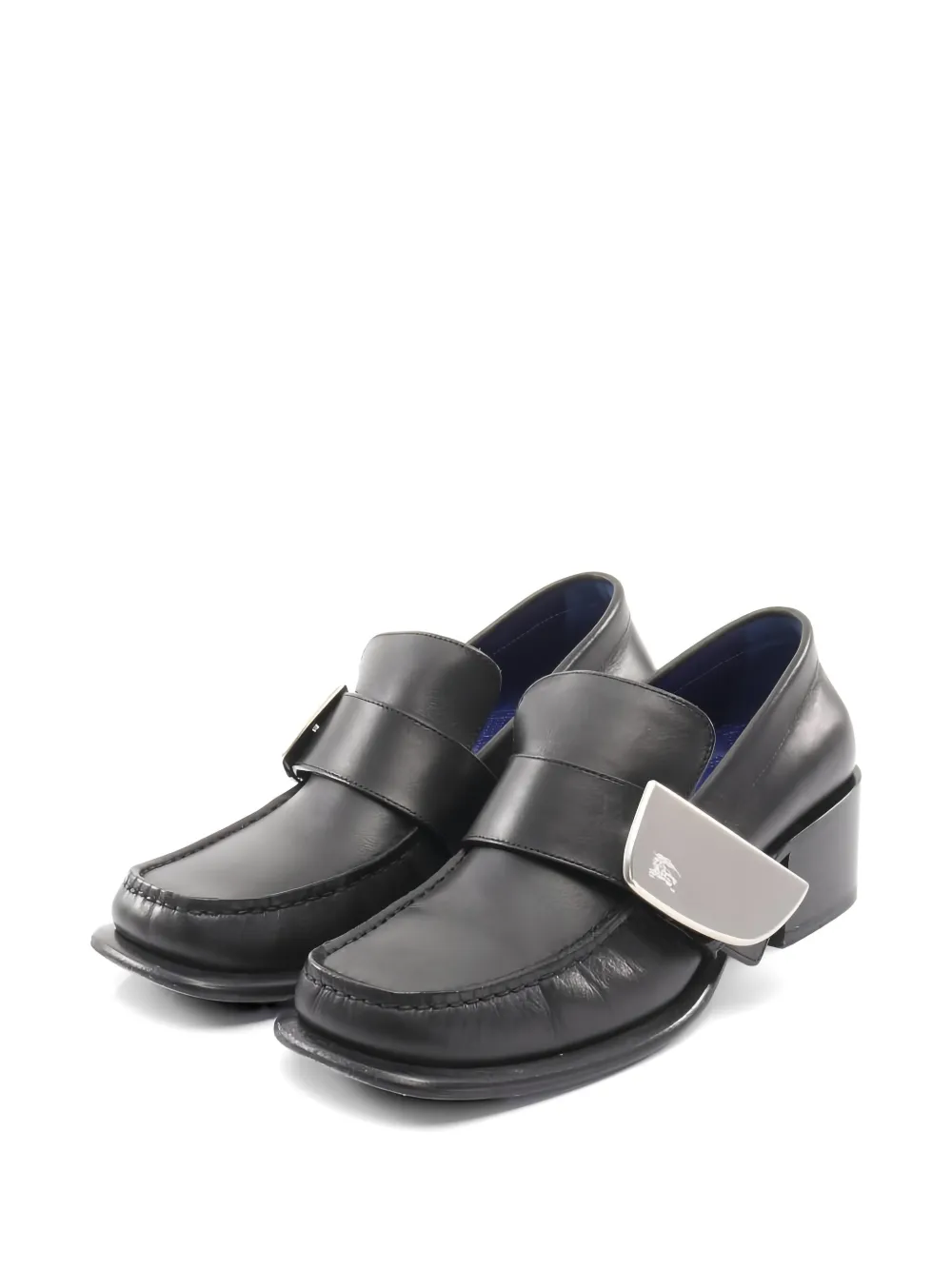 Burberry Pre-Owned 50mm leather loafers - Nero