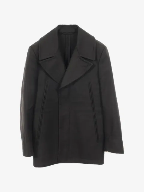 Maison Margiela 2010s notched lapels pea coat