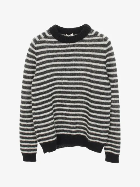 Saint Laurent Pre-Owned Striped crew-neck sweater