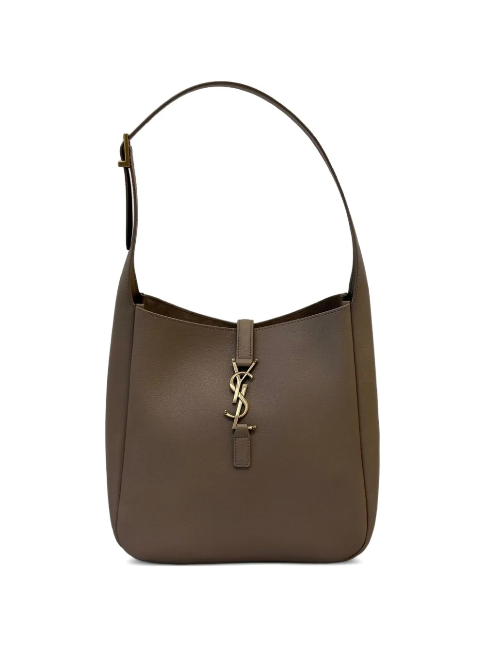 Saint Laurent Le 5 à 7 supple leather tote bag - Grey