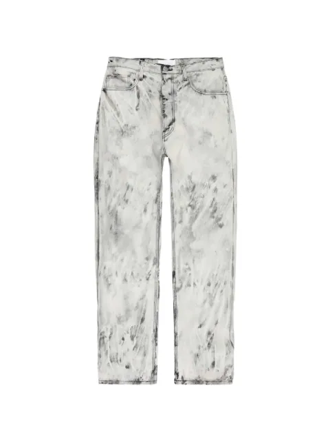 ALEXANDER DIGENOVA bleach-effect straight-leg jeans