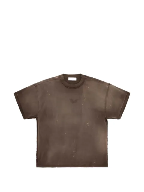 ALEXANDER DIGENOVA logo-print distressed t-shirt