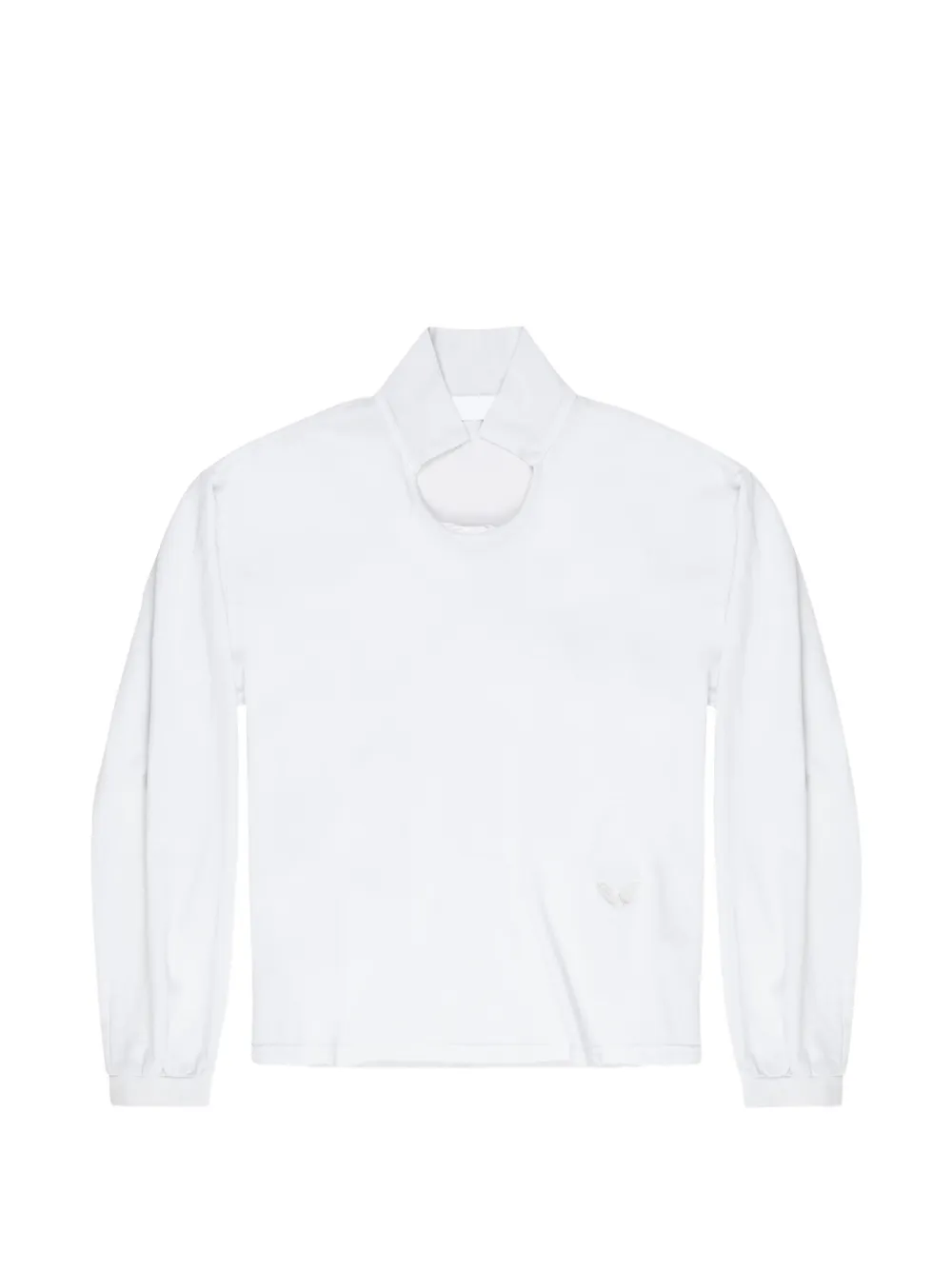 ALEXANDER DIGENOVA Pete long-sleeve polo shirt - Weiß
