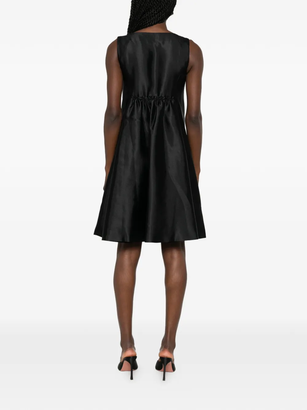 Alberta Ferretti Mini-jurk verfraaid met pailletten Zwart