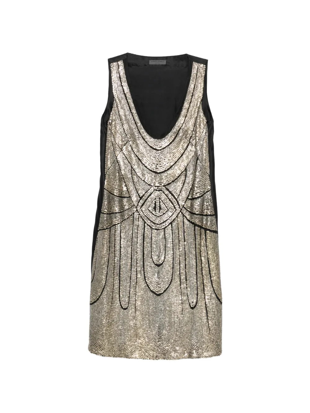 Alberta Ferretti sequin-embellished mini dress - Black