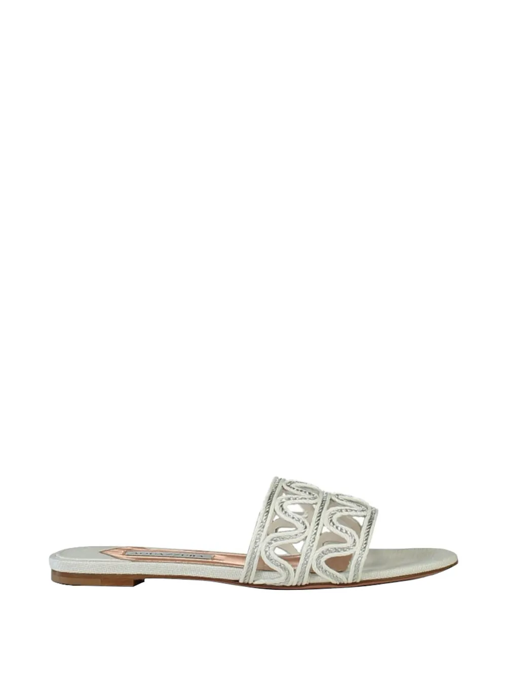 Aquazzura Manaus cutout sandals Beige