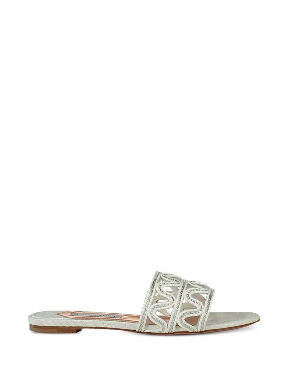 Aquazzura Manaus cutout sandals Beige