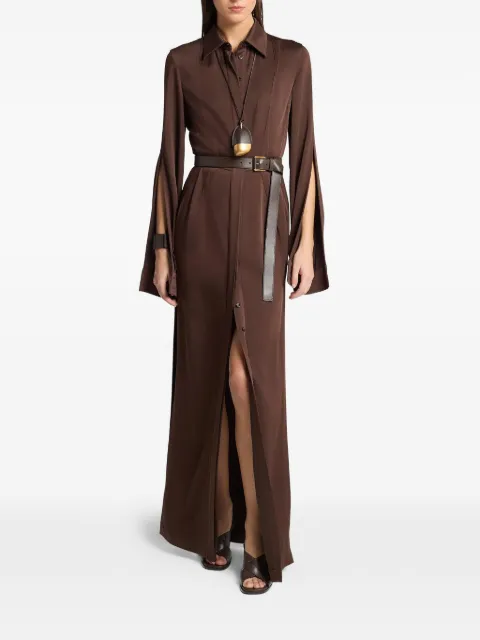 Michael Kors Collection slit-sleeve shirt dress