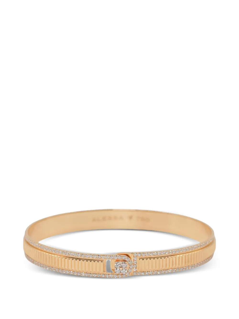Alessa Jewelry bevel-edge diamond bracelet - Oro