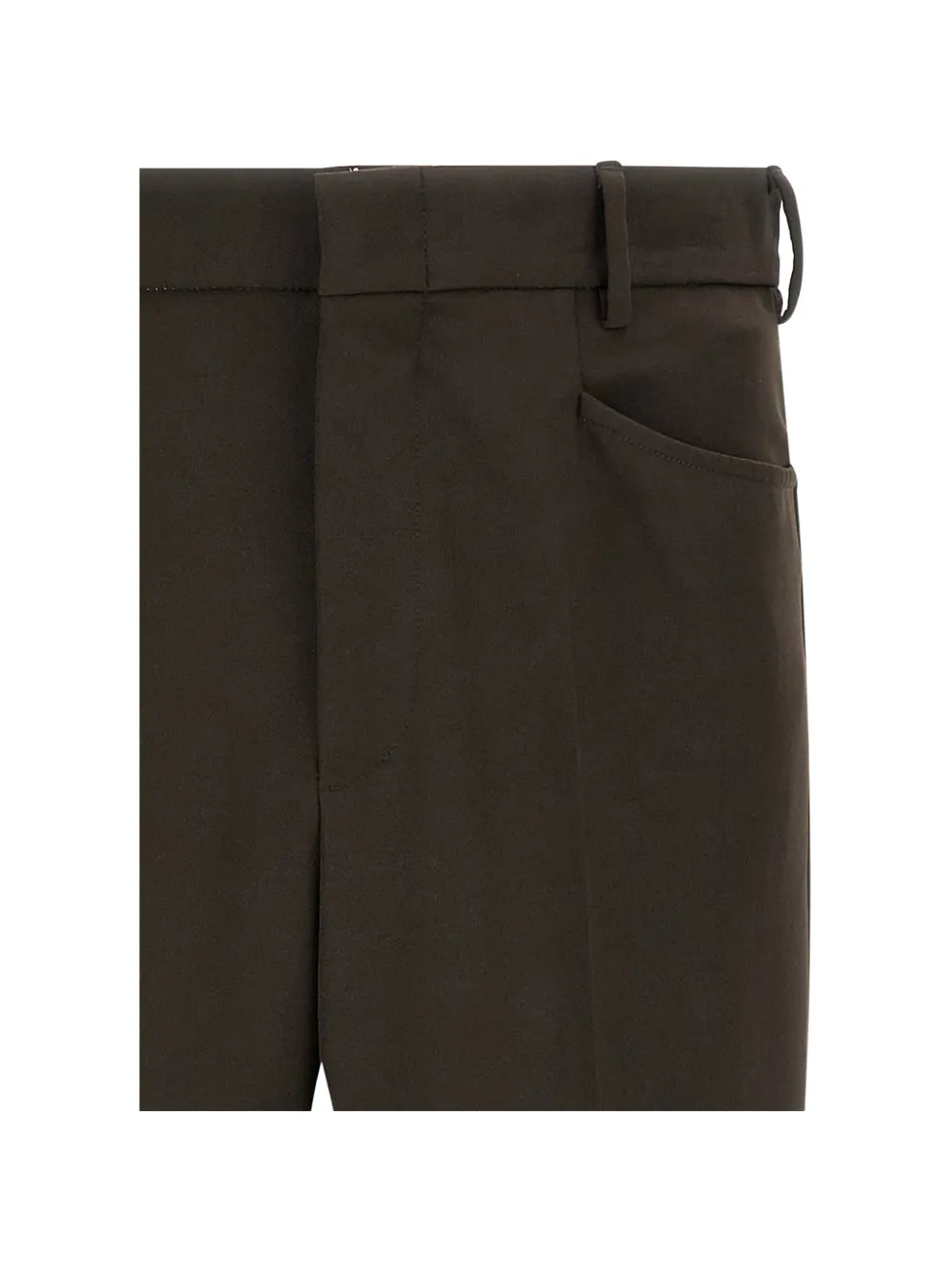 Second Layer El Niño geplooide broek Bruin