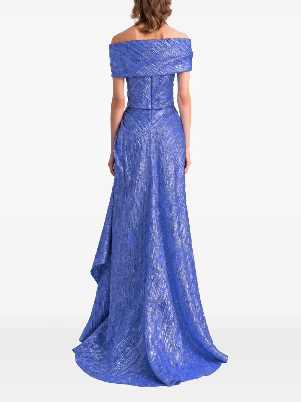 Gemy Maalouf Off-shoulder jurk Blauw