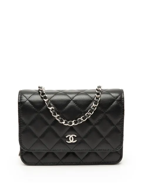 CHANEL Pre-Owned 2020 Mini CC Lambskin Wallet on Chain crossbody bag