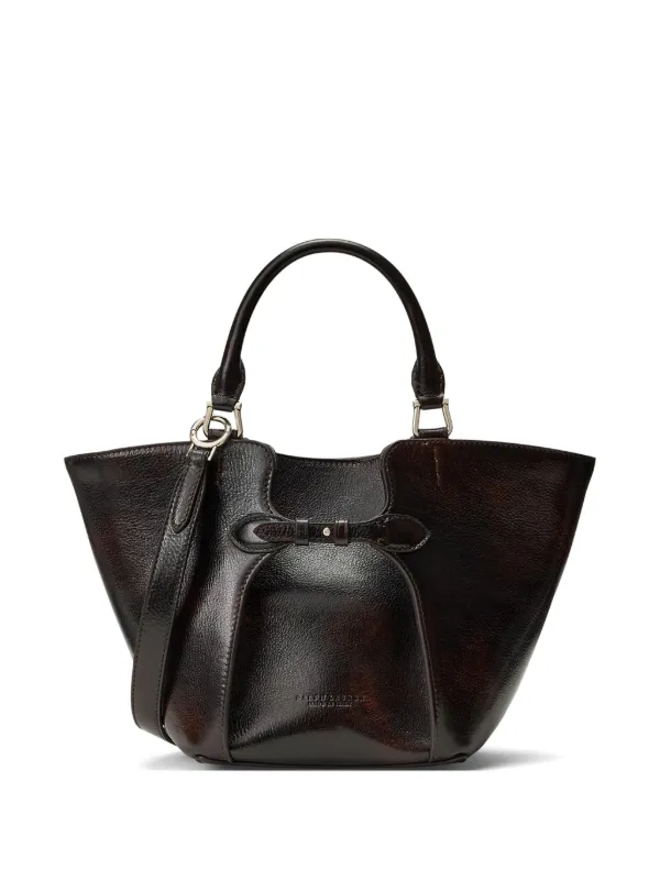 Ralph Lauren Collection The Ralph Leather Tote Bag in Brown