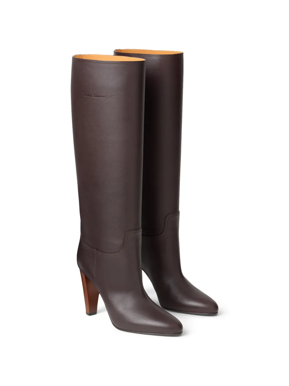 Ralph Lauren Collection Bryne knielaarzen Bruin