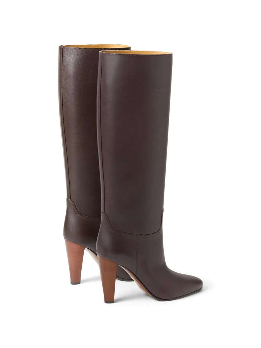 Ralph Lauren Collection Bryne knielaarzen Bruin