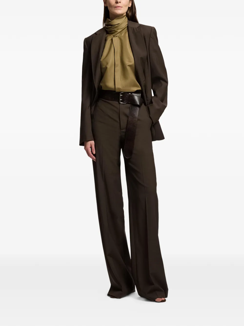 Ralph Lauren Collection Gilmore mouwloze top Groen