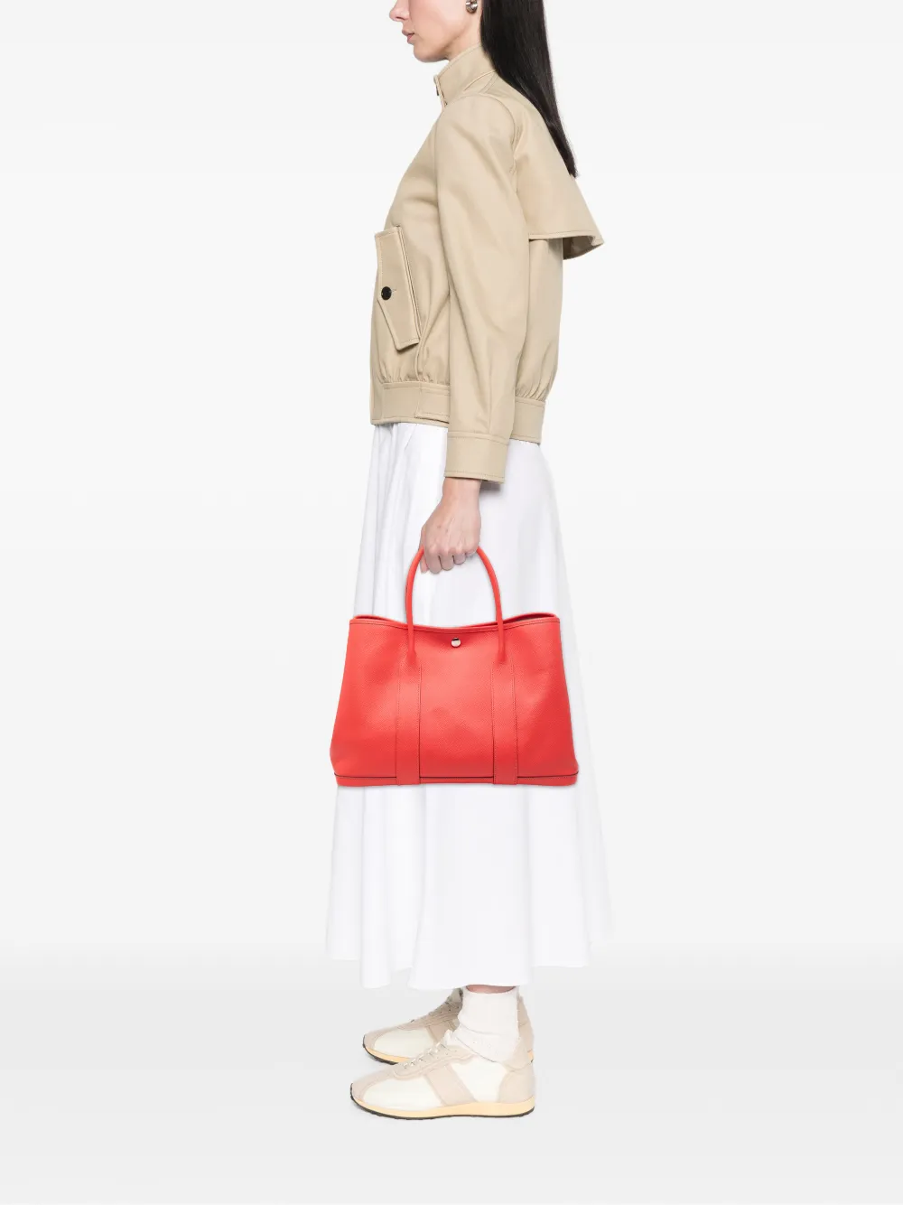 Hermès Pre-owned 2017 Negonda Garden Party 36 Tote Bag in Pink, view 2