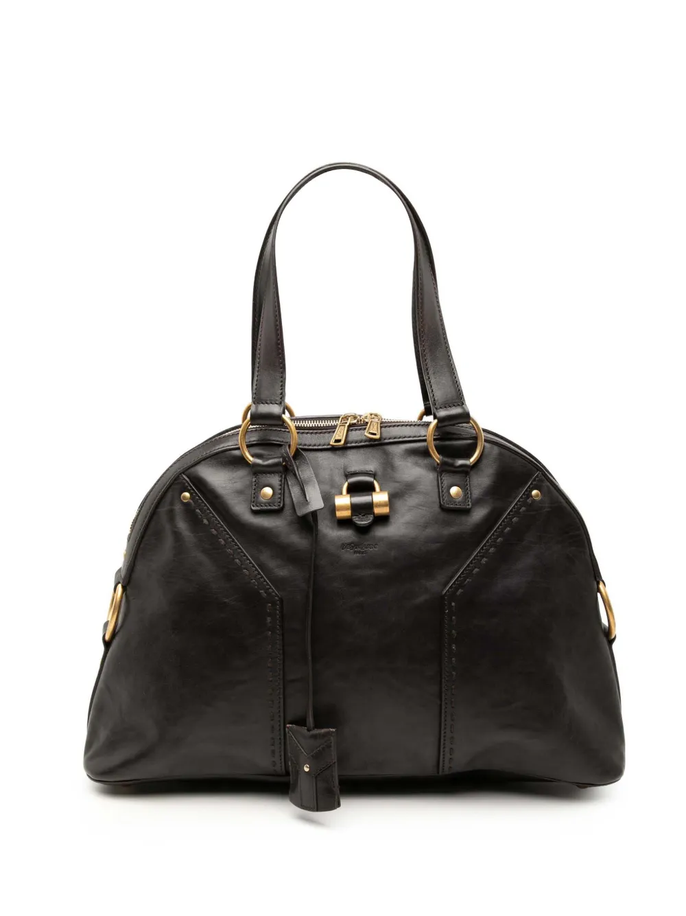 Saint Laurent Pre-Owned 2000-2012 Medium Leather Muse shoulder bag - Marrone