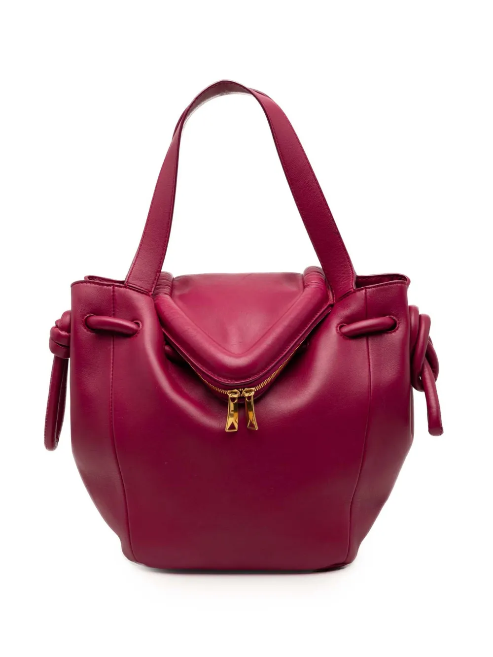 Bottega Veneta Pre-Owned 2012-2026 Small Calf Beak Bag satchel - Viola