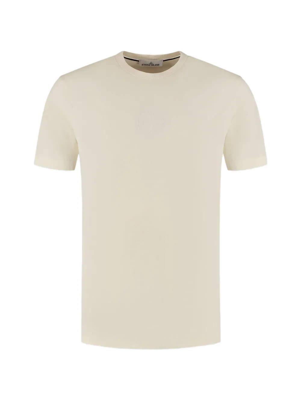 Stone Island logo-embroidered T-shirt - Toni neutri