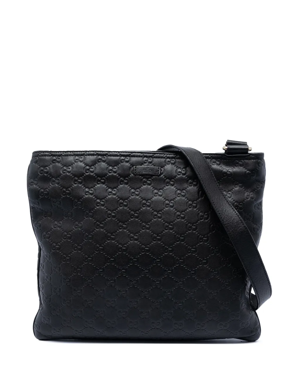 Gucci Pre-Owned 2016-2026 Guccissima crossbody bag - Nero