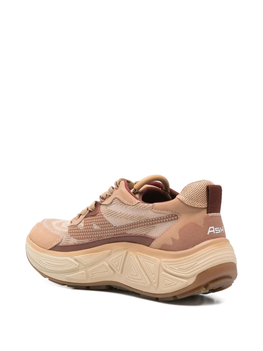 Ash Eagle panelled chunky sneakers Beige