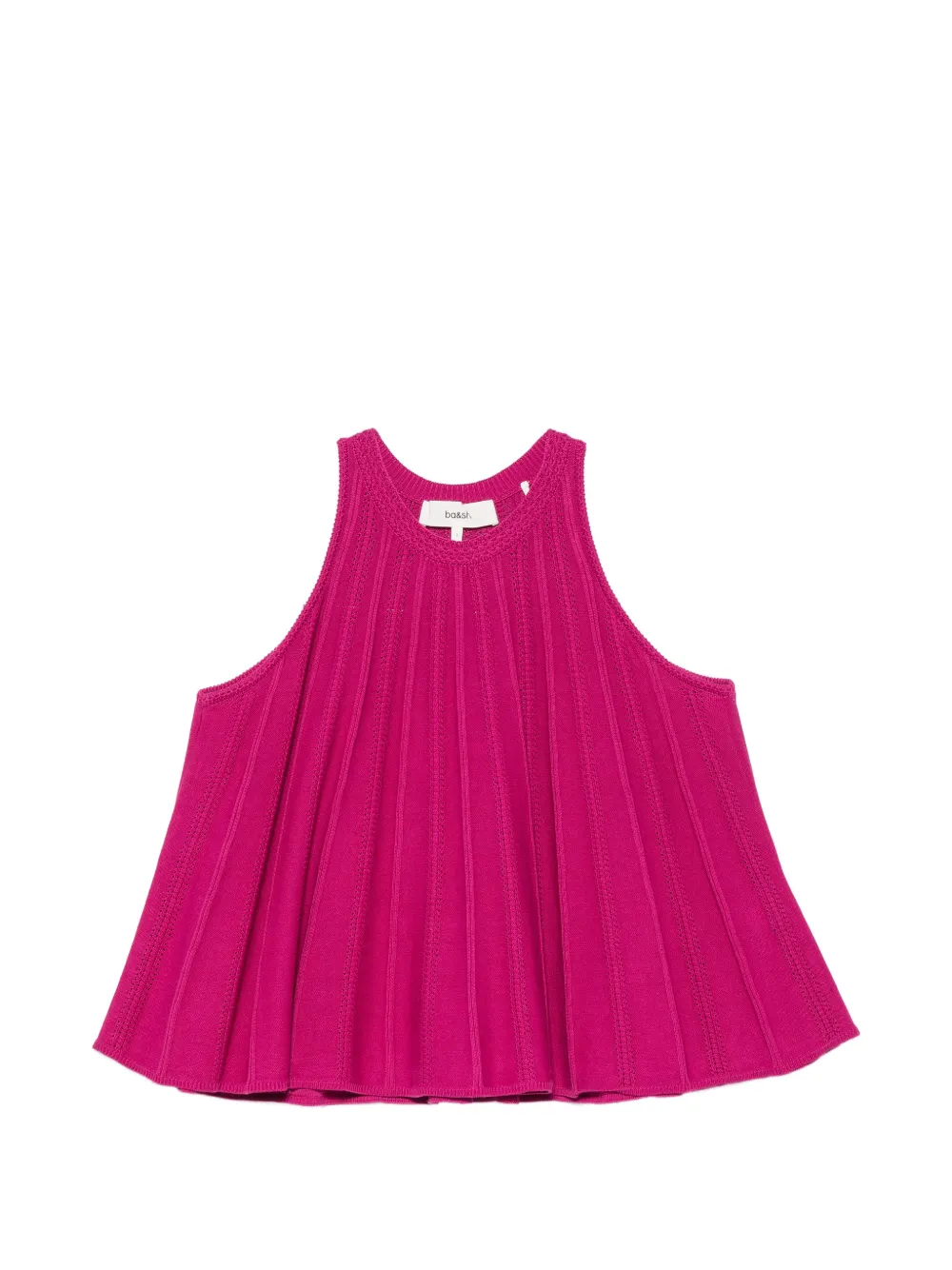 Ba&Sh Serr pointelle-knit top - Rosa