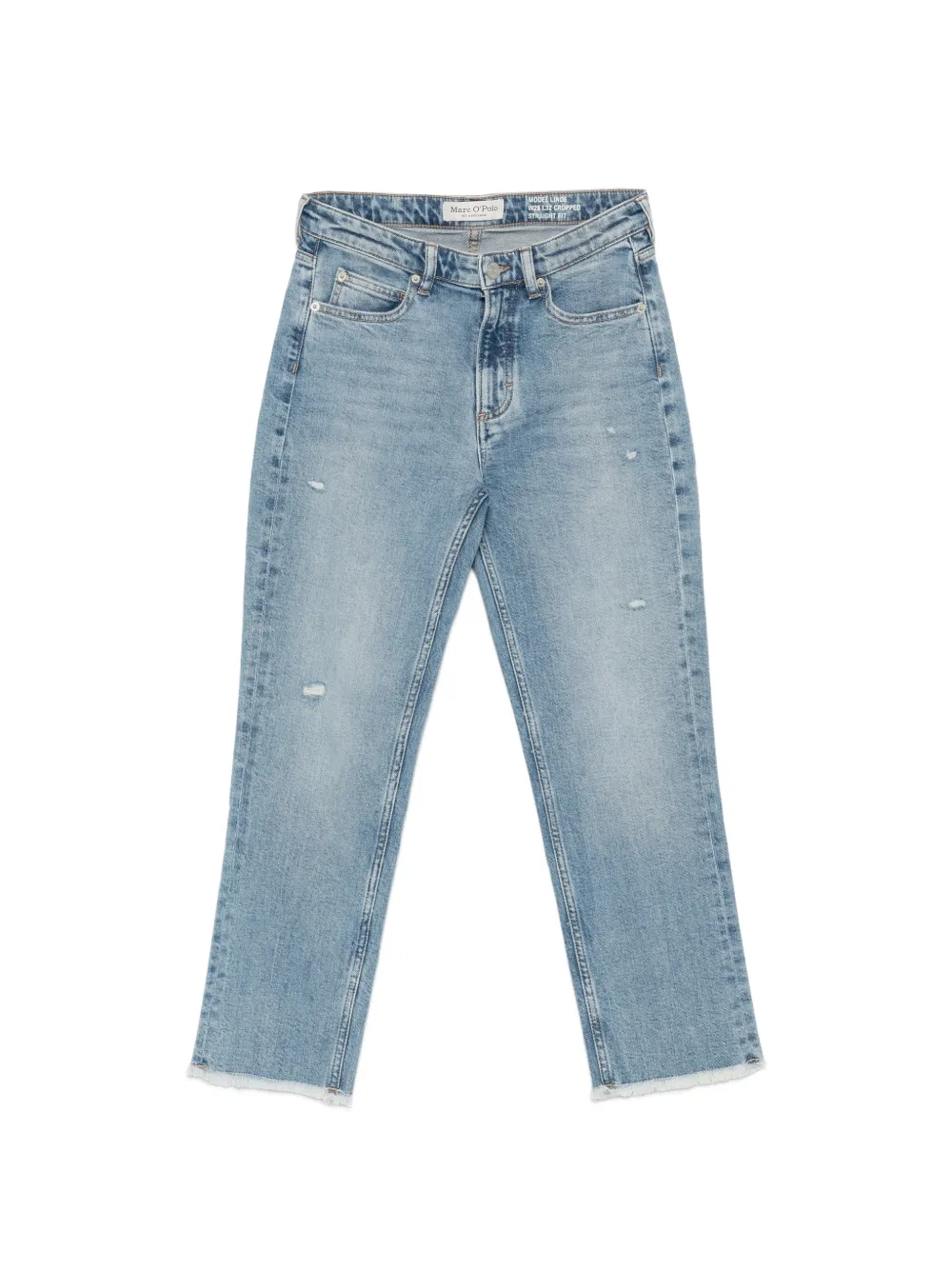 Marc O'Polo Linde raw-hem jeans - Blu