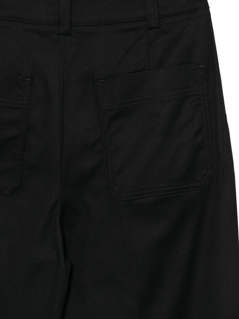 Marc O'Polo Broek met wijde pijpen Blauw