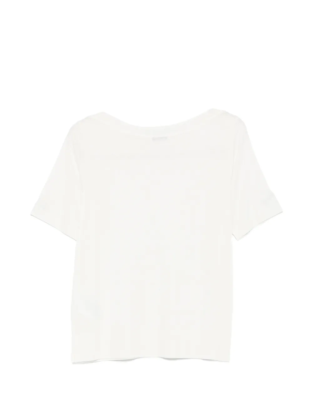 Marc O'Polo T-shirt met korte mouwen en boothals Wit