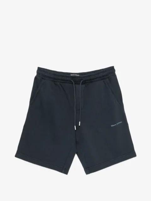 Marc O'Polo shorts con cordones en la pretina y logo estampado