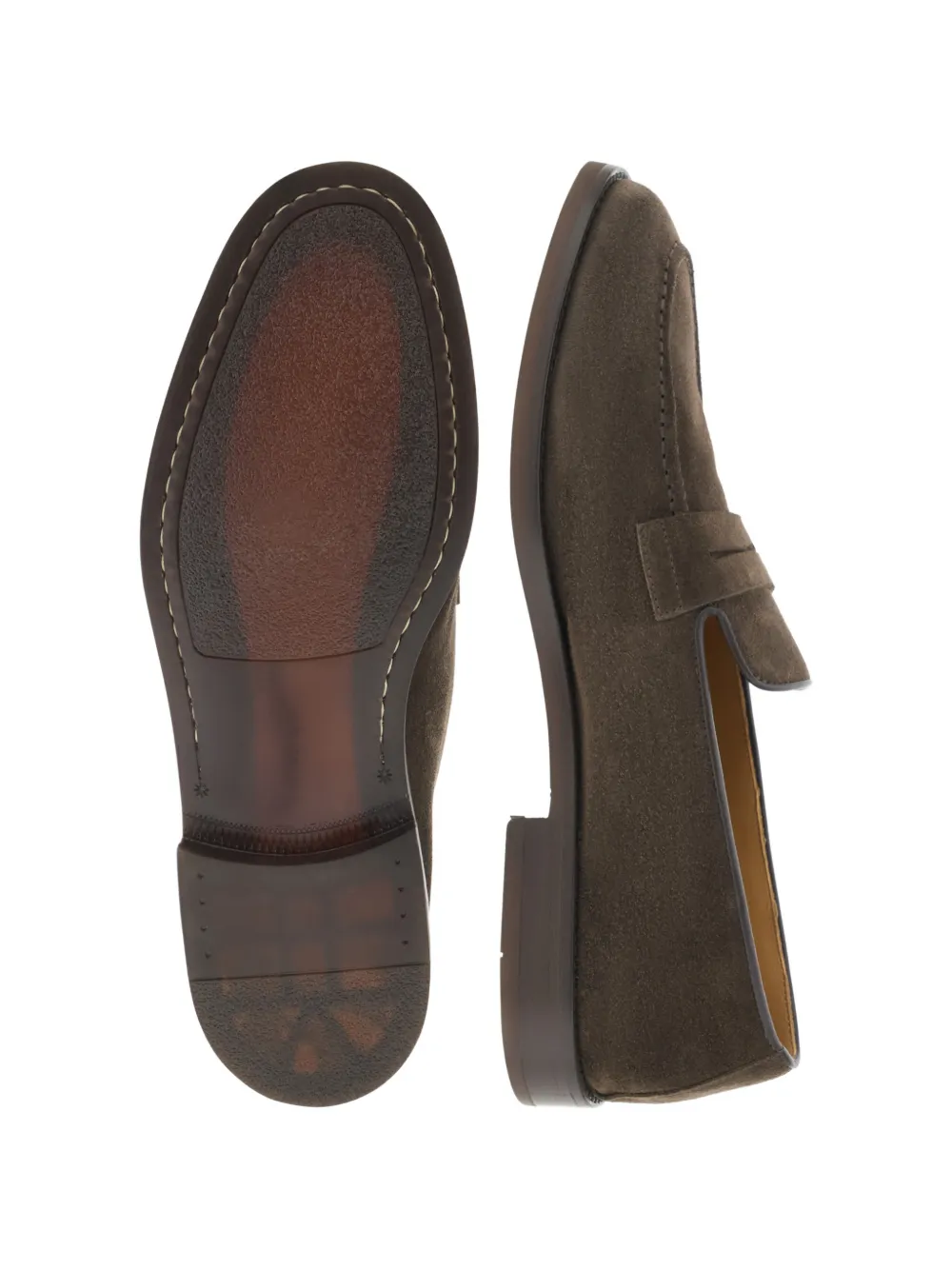 Boggi Milano suede loafers Bruin