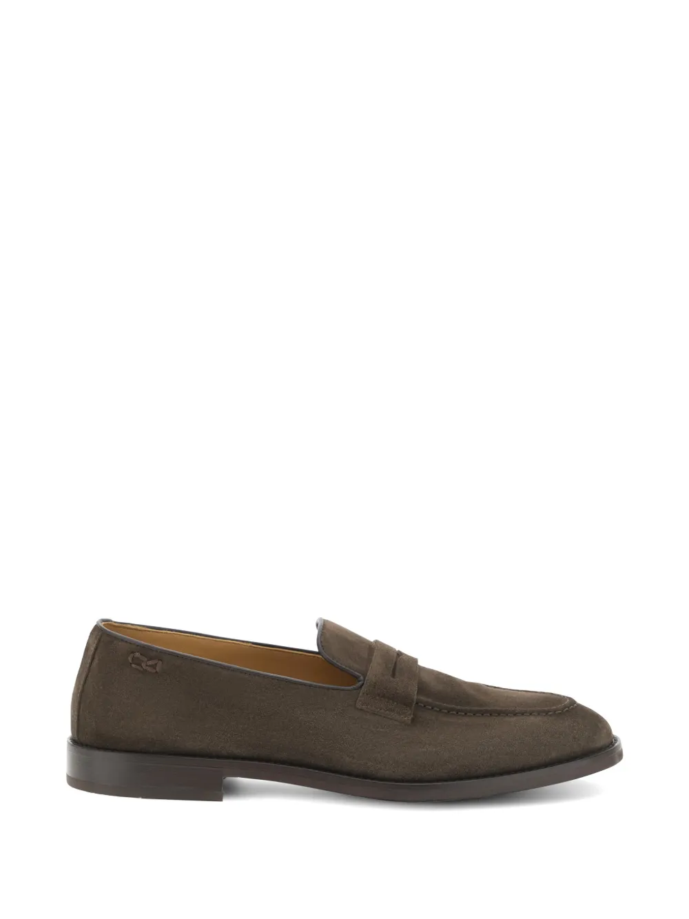 Boggi Milano suede loafers - Marrone