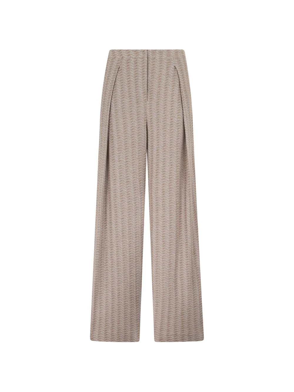 Emporio Armani pleated palazzo pants - Toni neutri