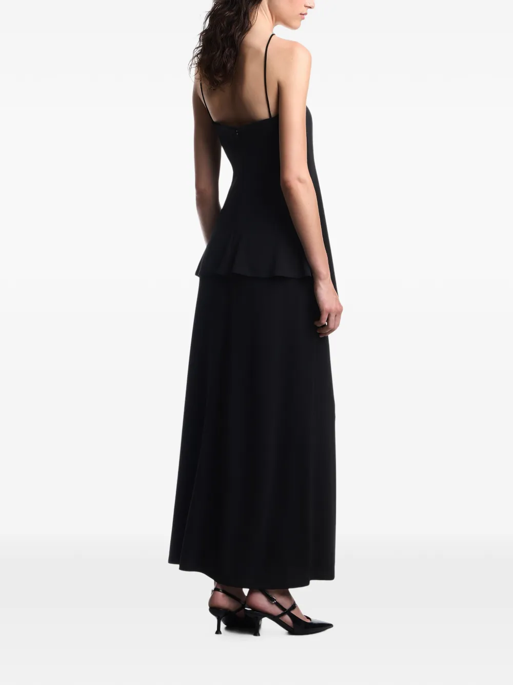 Emporio Armani Jurk met tweedelig effect Zwart