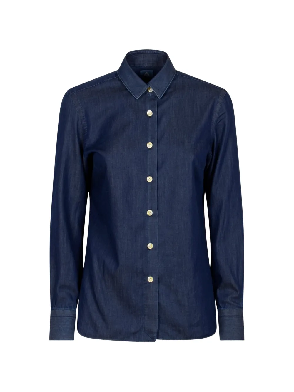 Finamore 1925 Napoli button-up denim shirt - Blu