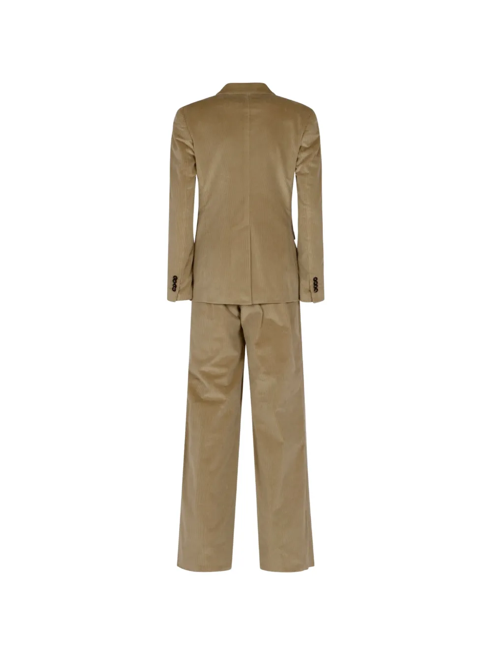 Tagliatore Ribfluwelen pak Beige