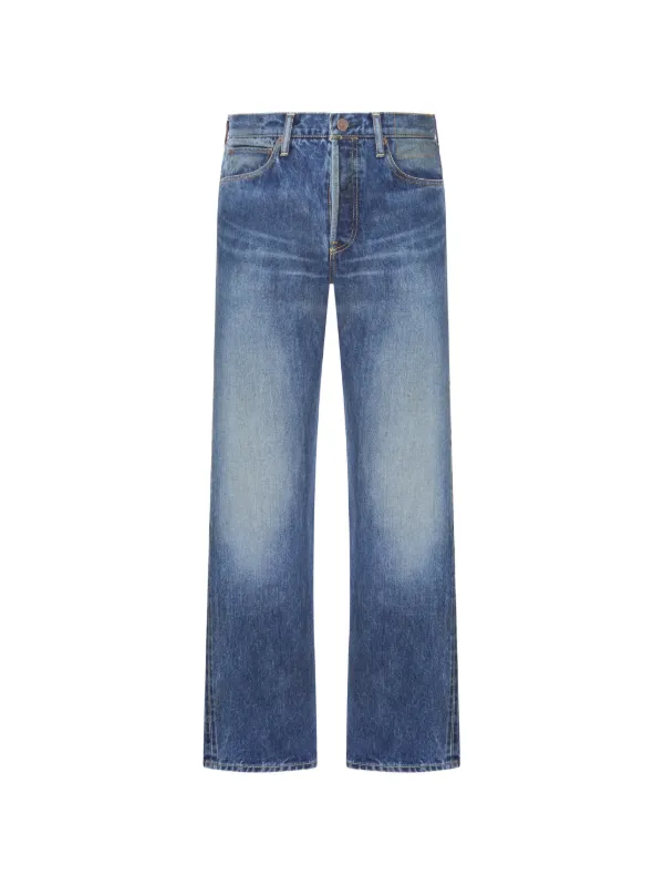Visvim ロゴパッチ ジーンズ | ブルー | FARFETCH JP
