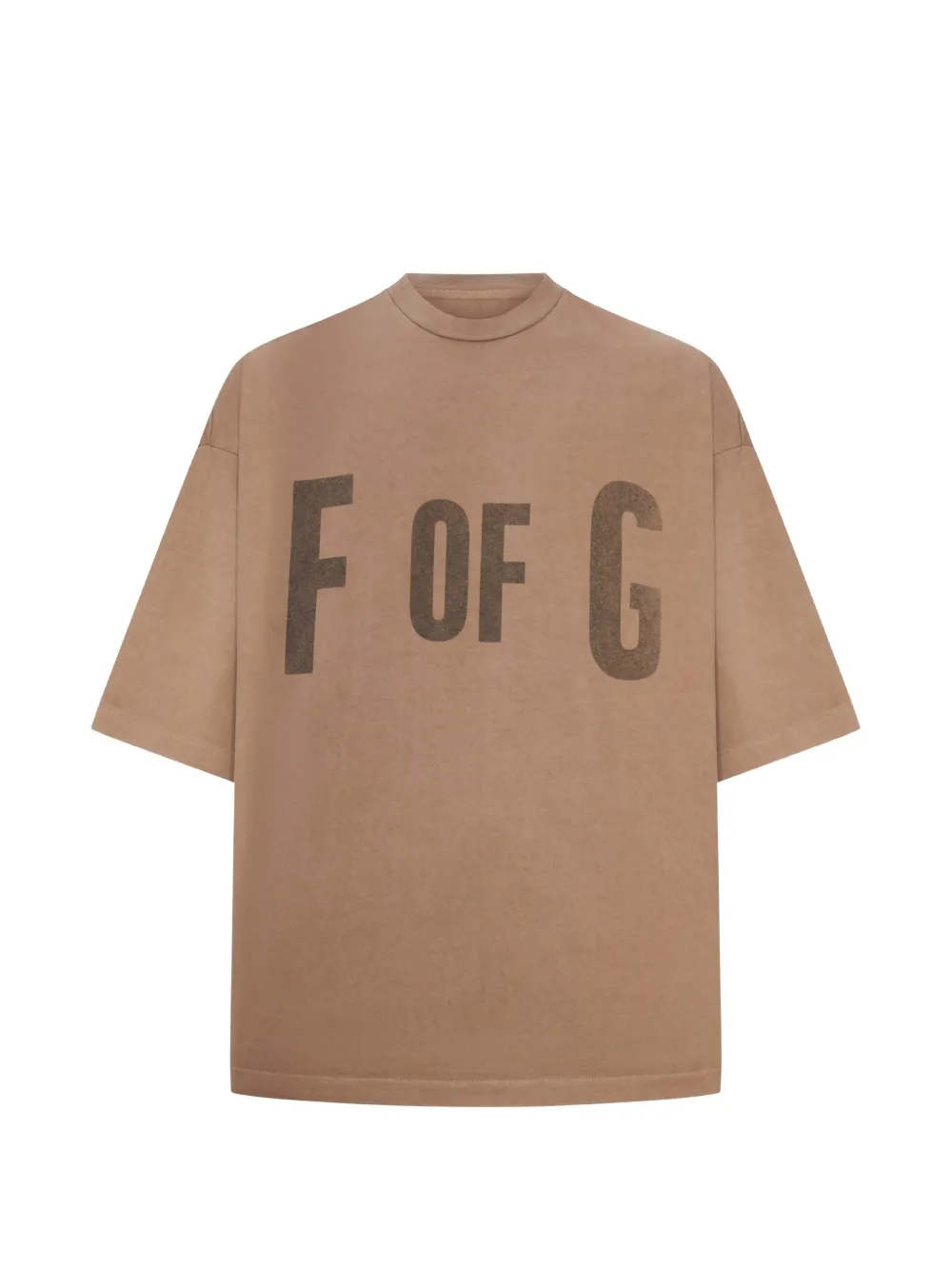 Fear Of God logo-print T-shirt - Toni neutri