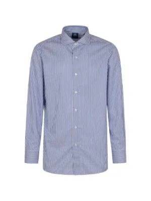 Comme Des Garçons Shirt ストライプ ボタンシャツ | ブルー | FARFETCH JP