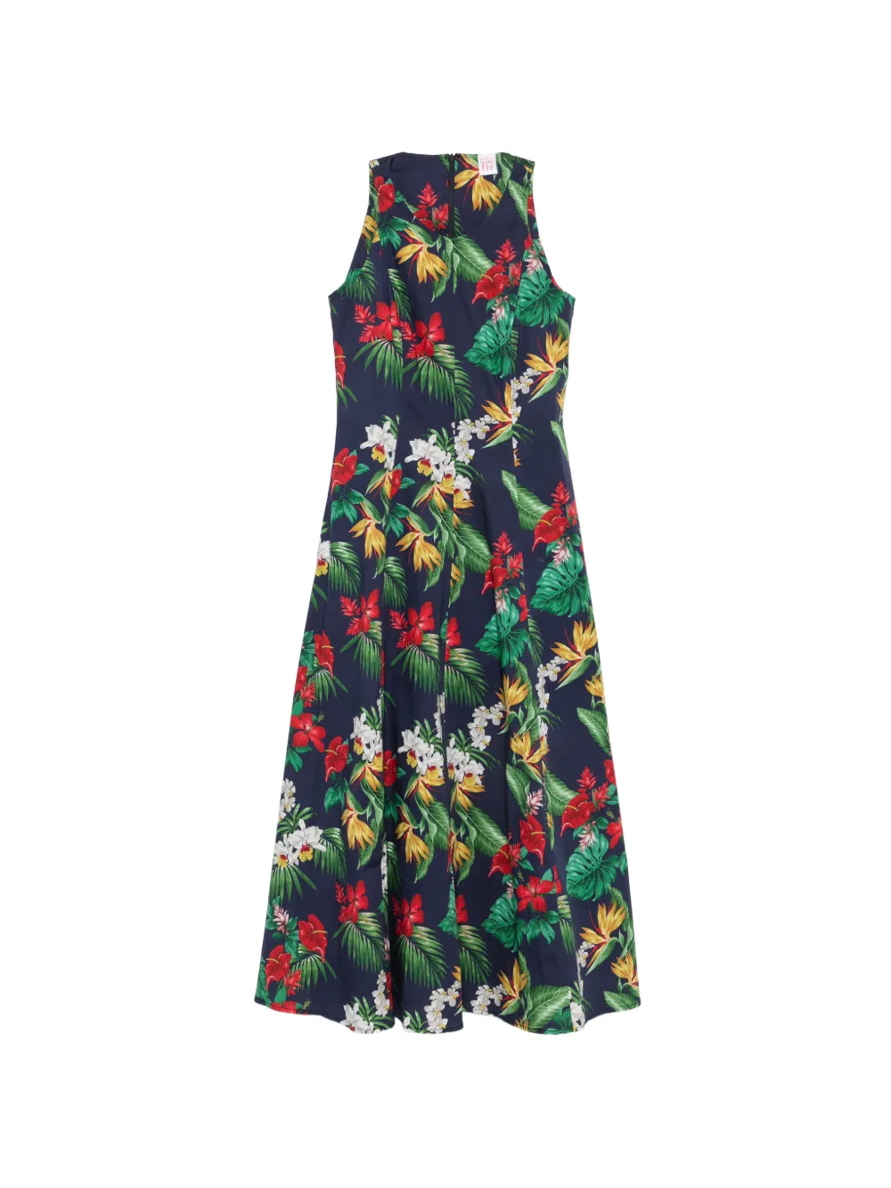 floral-print sleeveless dress
