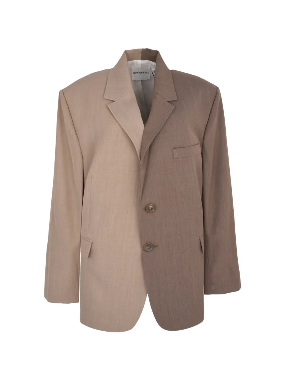 Bouguessa Zelda two-tone blazer - Toni neutri