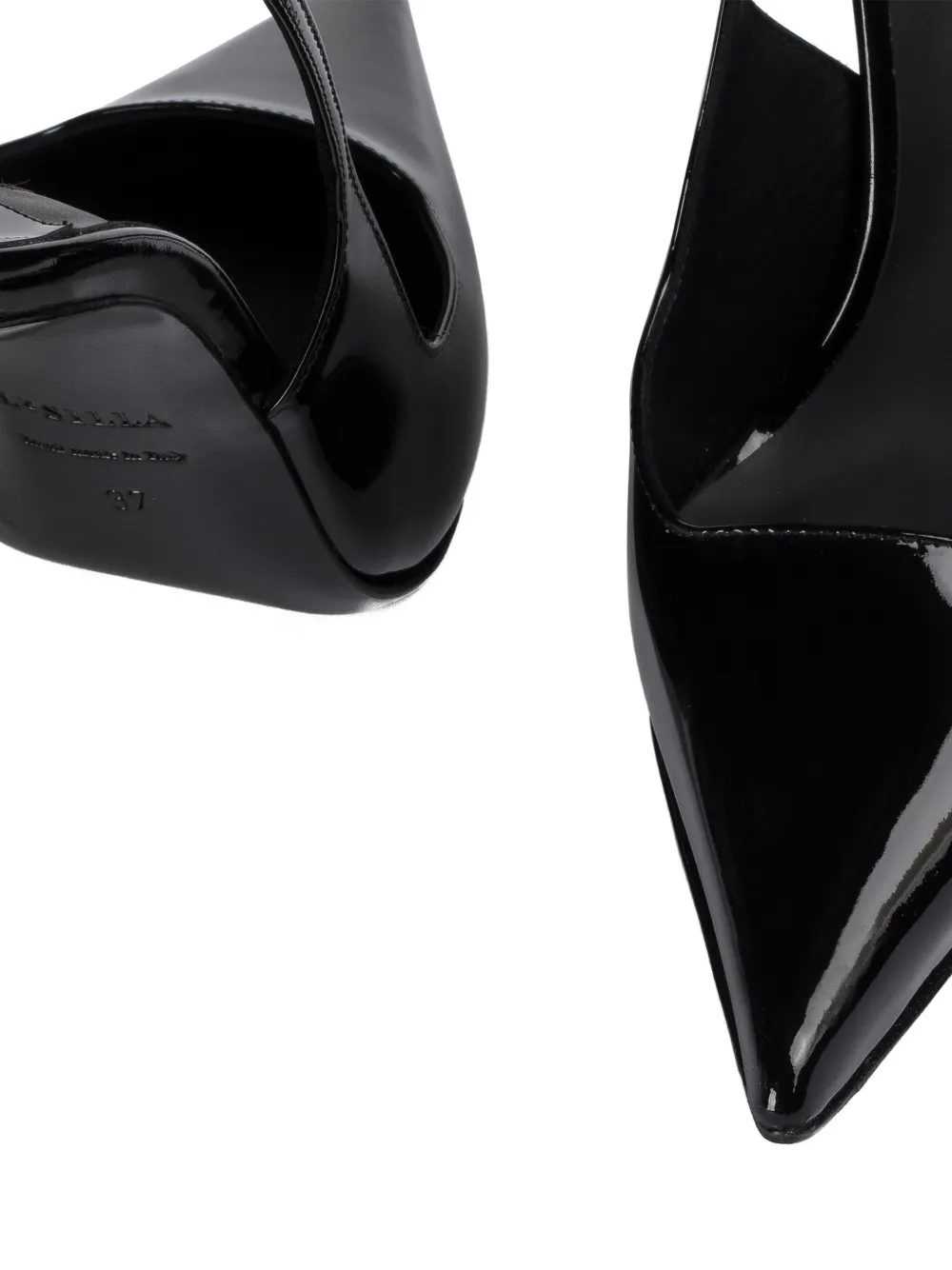 Le Silla 120mm Amelia slingback heeled pumps Zwart