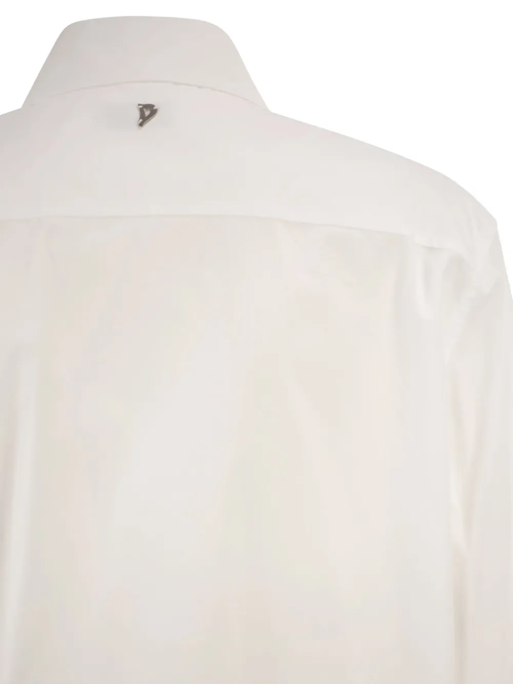DONDUP Blouse met geplooide bies Wit