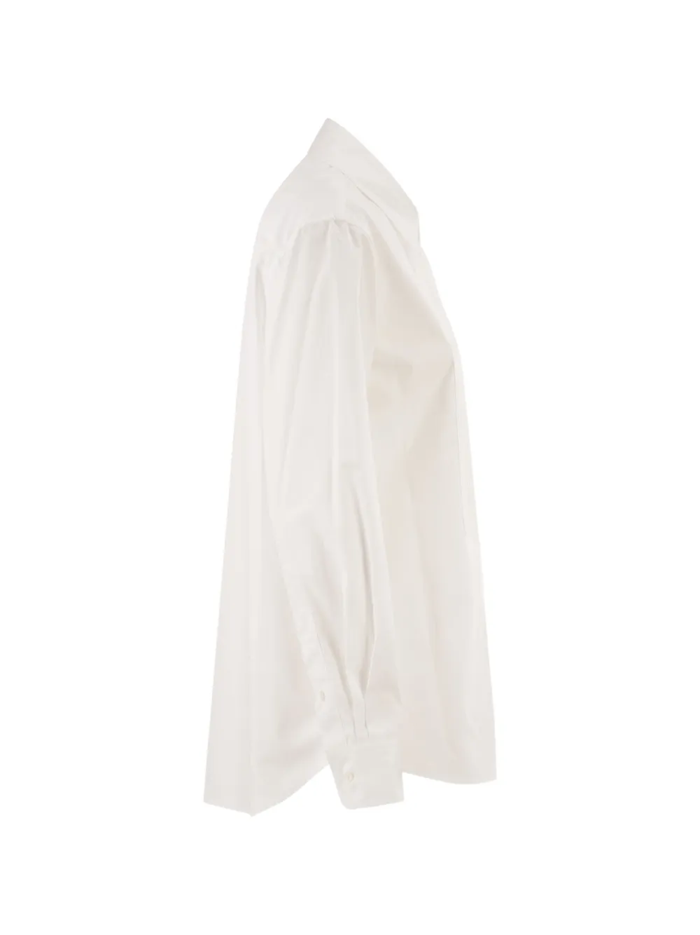 DONDUP Blouse met geplooide bies Wit