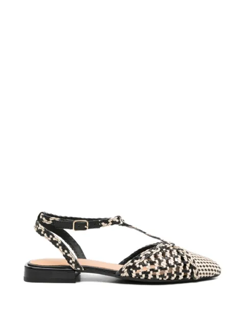 gioseppo Jhelum woven T-bar pumps