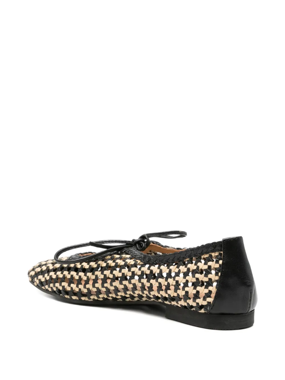 gioseppo Worden woven-design bow-detail ballet flats Zwart