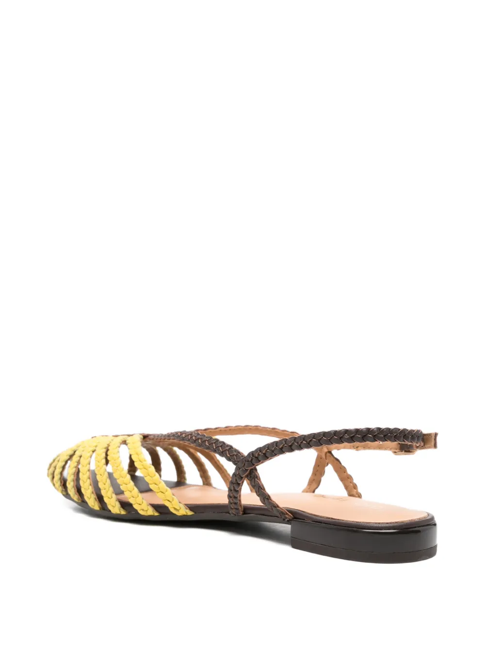 gioseppo Masalani leren sandalen Geel